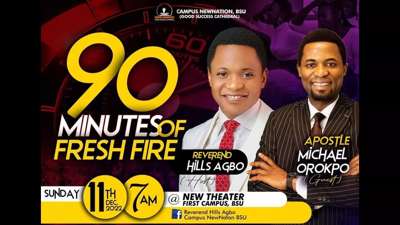 RE-LIVE BROADCAST - 90 MINUTES OF FRESH-FIRE WITH APOSTLE MICHAEL OROKPO
