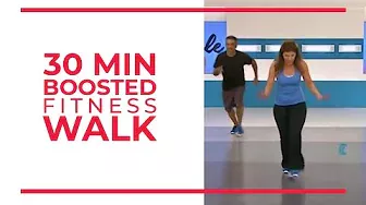 30 Minute Boosted Fitness Walk | Walk at Home