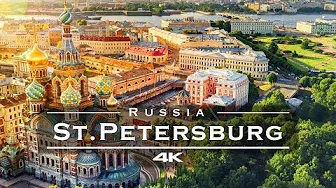 Saint Petersburg, Russia 🇷🇺 - by drone [4K]