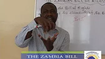 The Zambian Bill of Rights