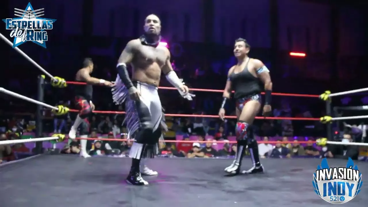 Chucho el Roto y Chris Stone Jr vs Guerrero Mixtico Jr y Tony Cirio Jr ARENA NEZA/INVASIÓN INDY