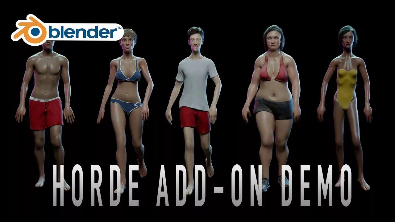 Horde Add-on for Blender 3D: Quickstart Video