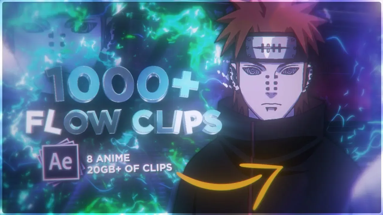 1000+ Anime Flow Clips For Editing - [ Link Download in Description ] | AOT,Black Clover,etc