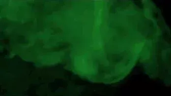 ФУтаж клубящаяся зеленая дымка   пелена /Footage swirling green haze shroud