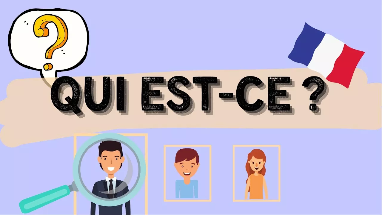 Qui est-ce ? | Guessing game in French | Learn To French