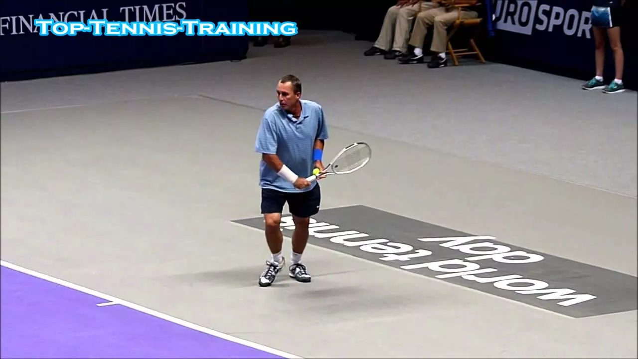 Ivan Lendl Forehand and Backhand Slow Motion HD