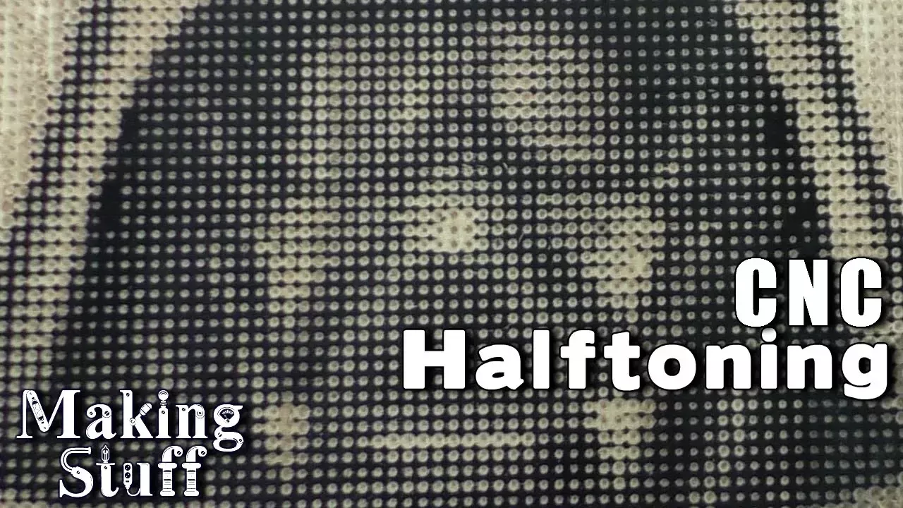 How to create Halftone Patterns with your CNC Machine