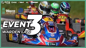 LIVE | Wera Tools British Kart Championships | Warden Law | Event 3