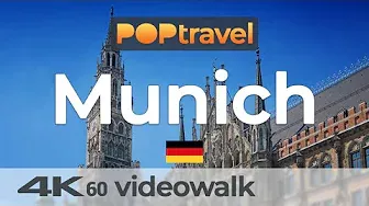 Walking in MUNICH / Germany 🇩🇪- 4K 60fps (UHD)
