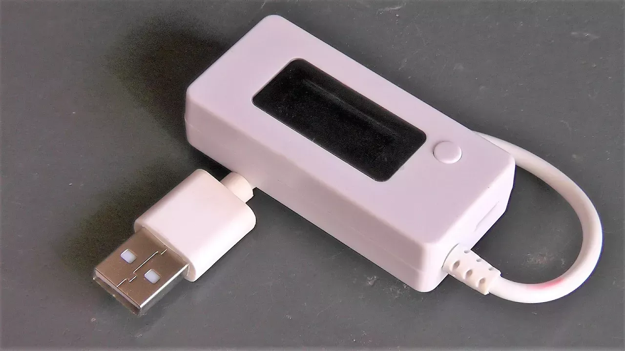 доработка USB тестера KCX 017 , внешнее питание, схема