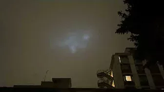 Реальная съёмка НЛО в небе над Римом/Ватиканом 20.03.2022. Неопознанные светящиеся объекты