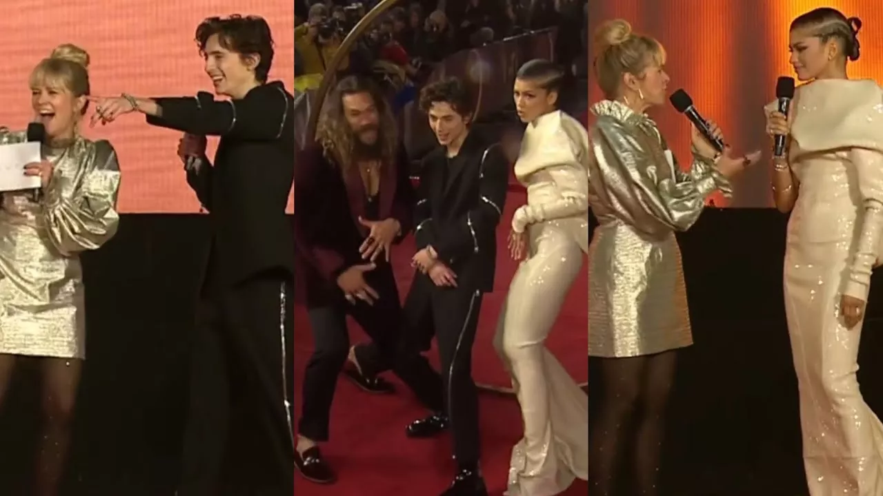 Timothee Chalamet and Zendaya ‘Dune’ Premiere Leicester Square TikTok Live Stream
