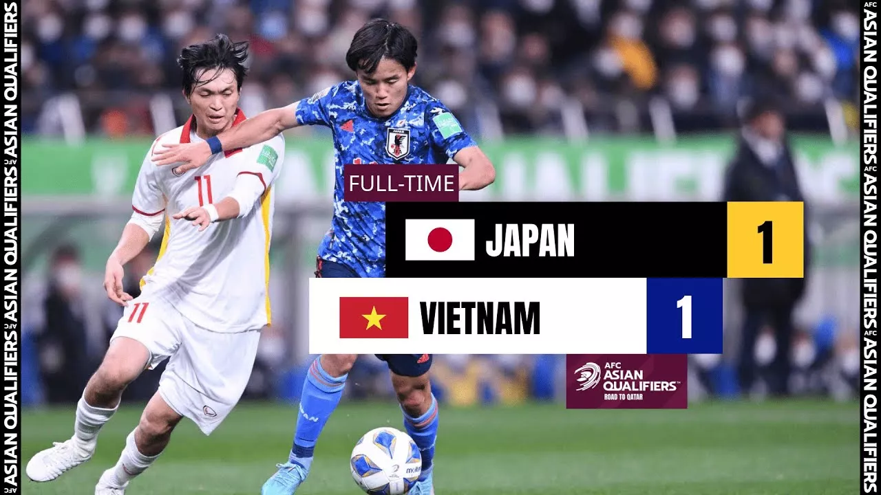 #AsianQualifiers - Group B | Japan 1 - 1 Vietnam