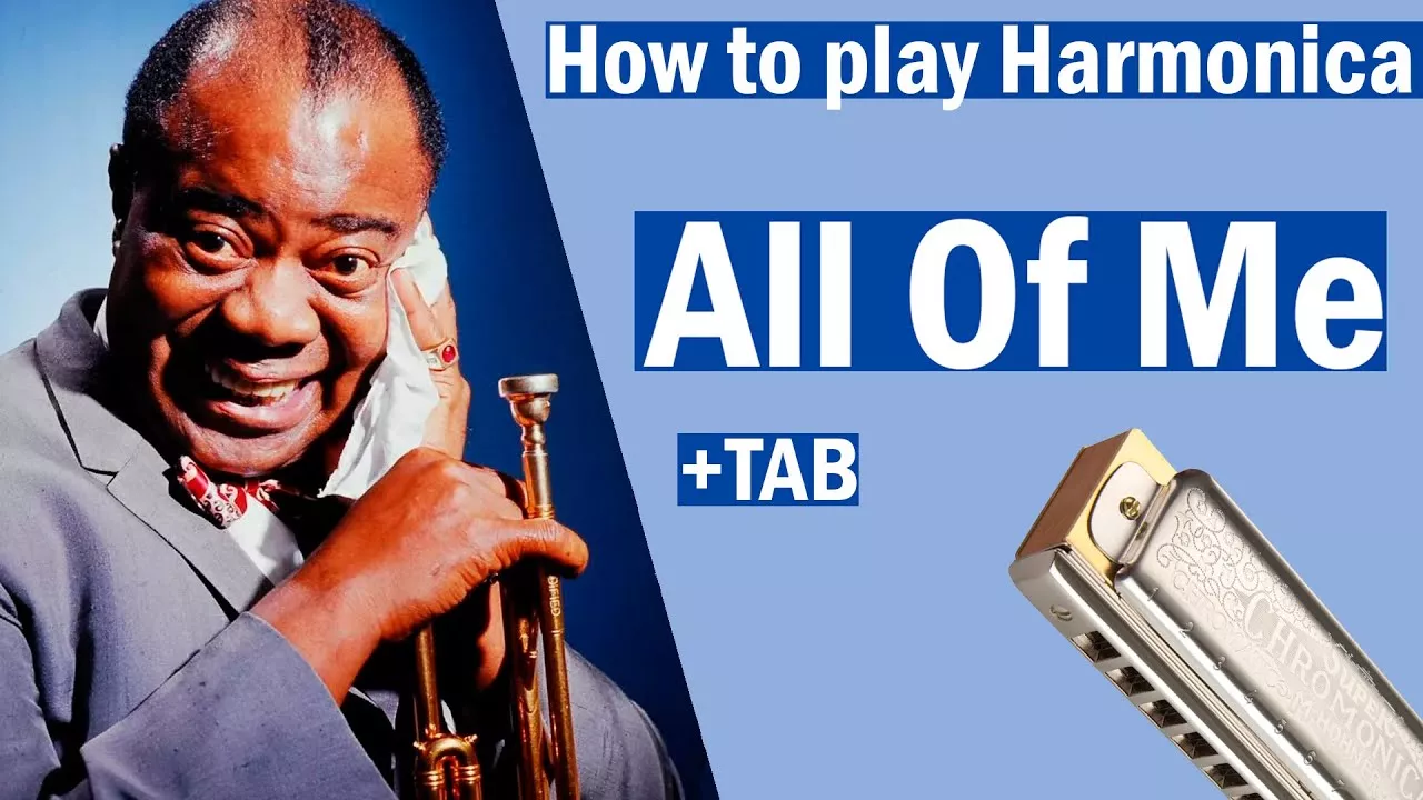 All Of Me │How to play Harmonica│TAB
