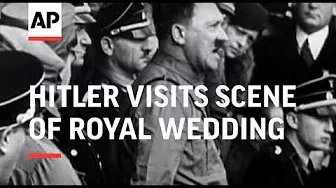 Hitler Visits Scene Of Royal Wedding