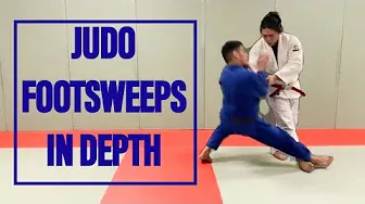 Judo footsweeps in depth
