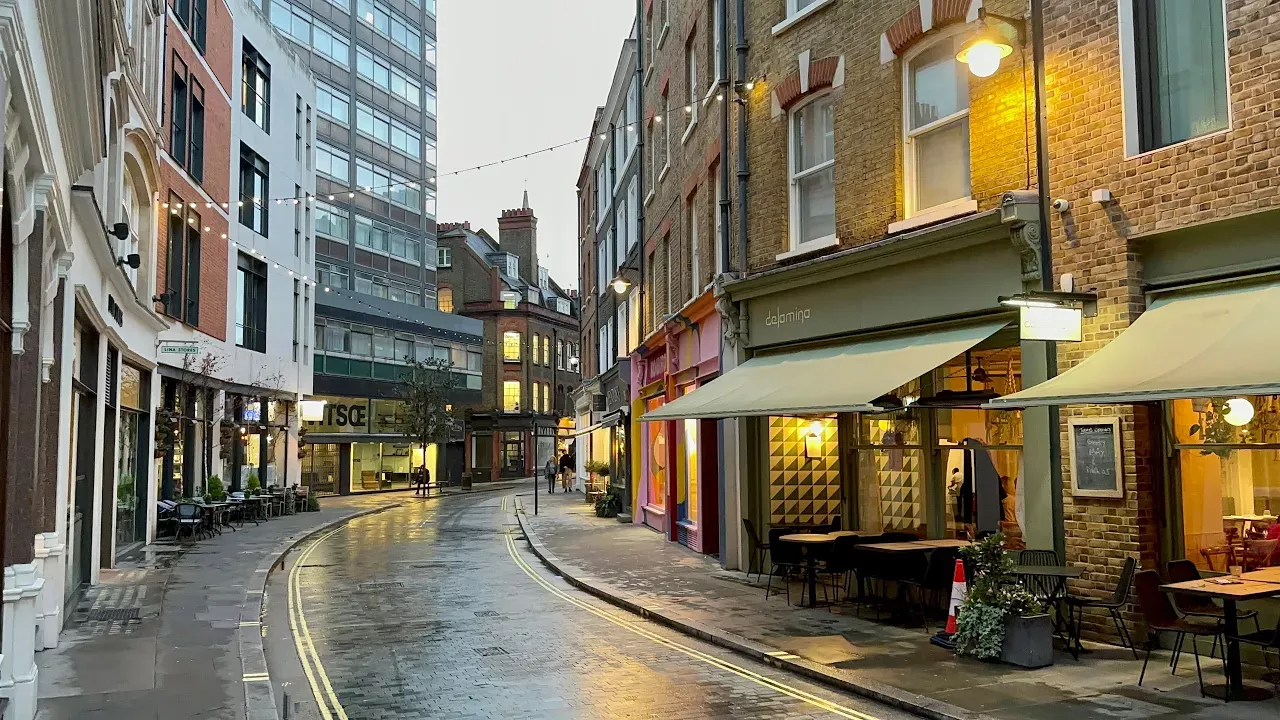 London Marylebone to Oxford Street Christmas Lights 2022 | London Christmas shopping | London Walk