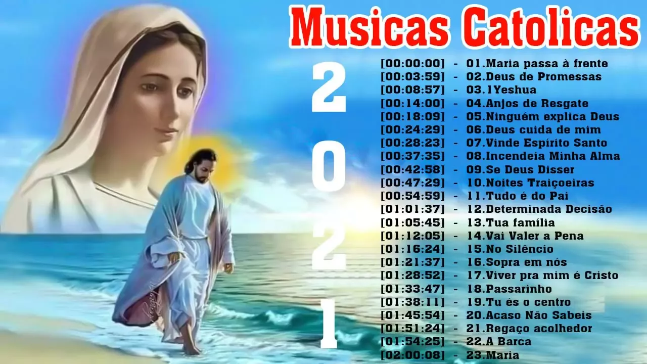 Top 15 Musicas Catolicas-Maria passa à frente,Deus de Promessas,Yeshua Anjos de Resgate,A Casa é Sua