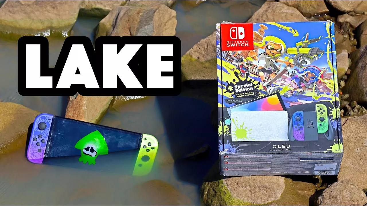 HOW NOT TO UNBOX SPLATOON 3 SWITCH OLED