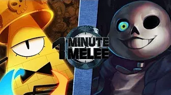 Bill Cipher vs Sans - One Minute Melee S5 EP10