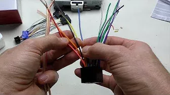 Как подключить магнитолу, силовые и акустические кабели, соединение кабеля скрутка