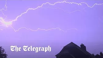 Striking thunderstorms light up southern sky in UK
