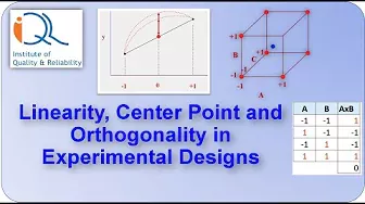 Linearity and Orthogonality in Experimental Design