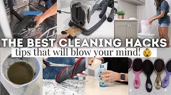 OVER 1 HOUR OF CLEANING HACKS 🧹🧼 | THE BEST HOME CLEANING HACKS | 2022 NEED TO KNOW CLEANING HACKS