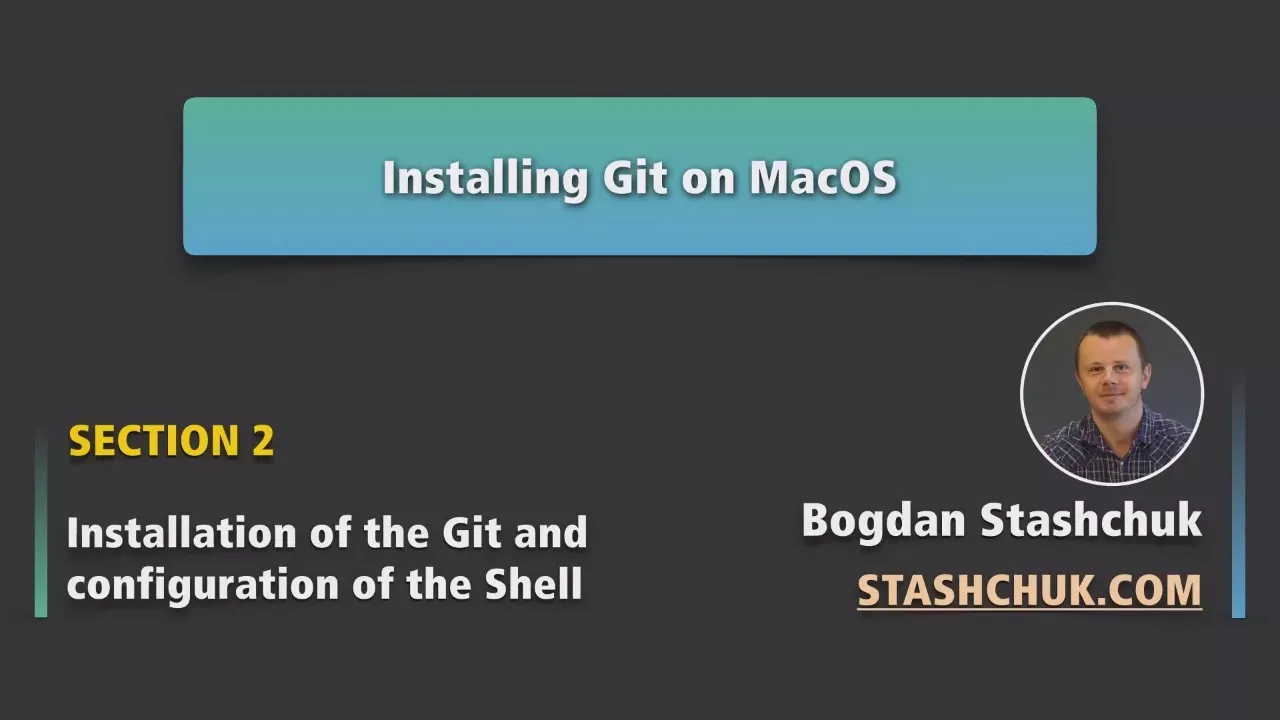 02 Installing Git on MacOS