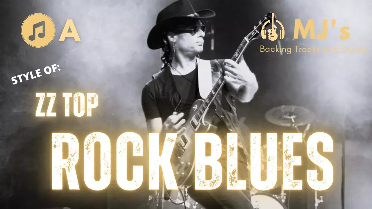 Blues Rock ZZ Top type Backing Track in A