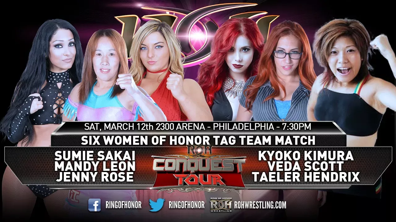 WOH Six Women Tag - LEON, SAKAI & ROSE vs SCOTT, HENDRIX & KIMURA - #WOHWednesday