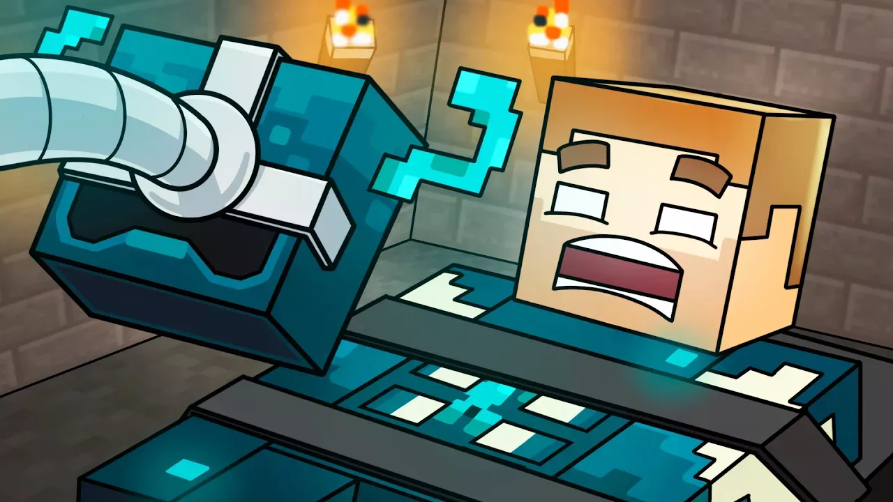 The ORIGIN of Minecraft's WARDEN! (Cartoon Animation)