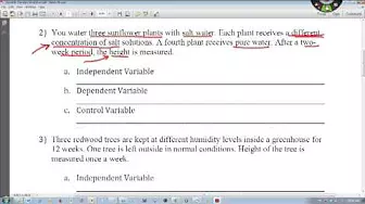 How to Identify Independent & Dependent Variable