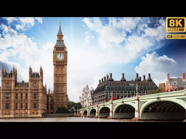 Big Ben London 🇬🇧 Timelapse in [8K] | World is Beautiful