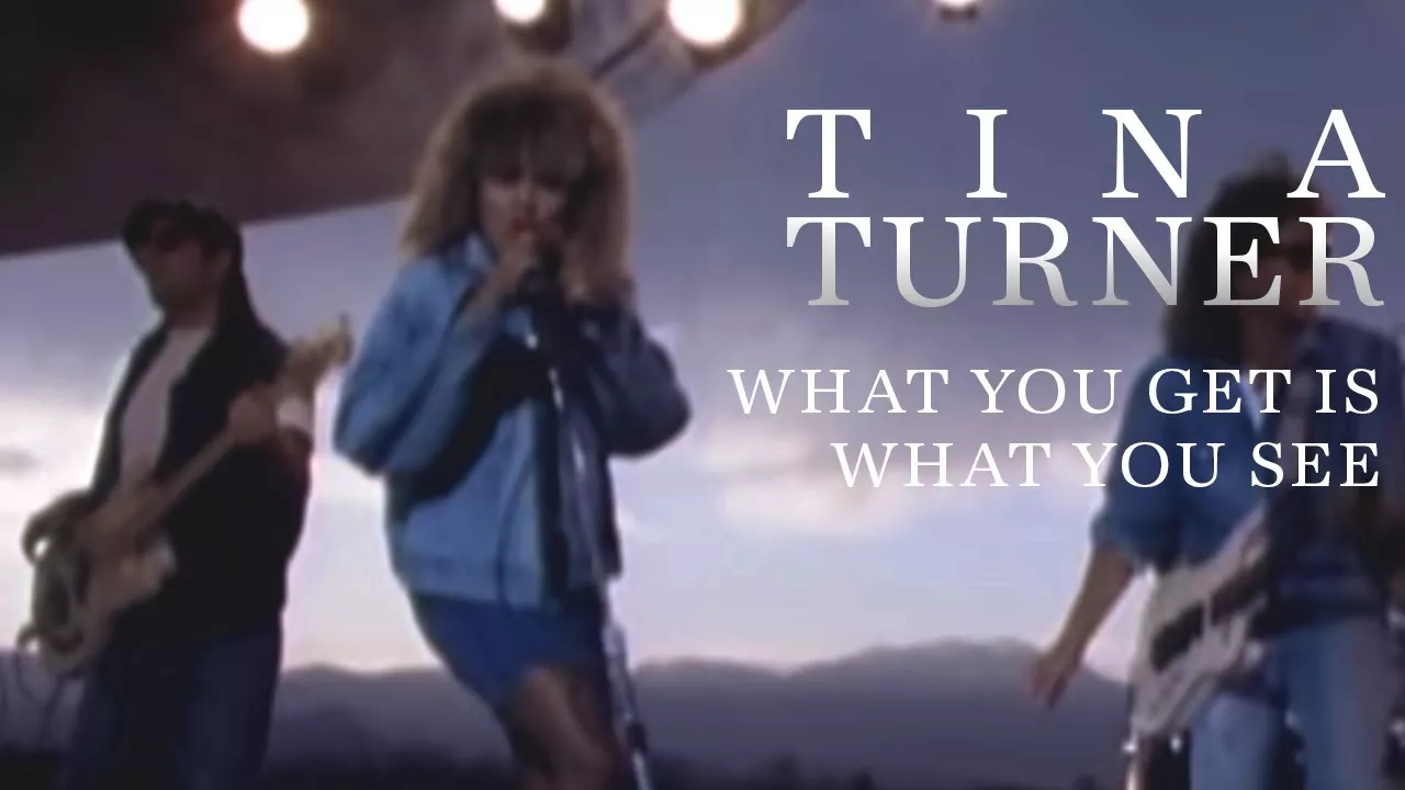 Tina Turner - What You Get Is What You See (Official Music Video)