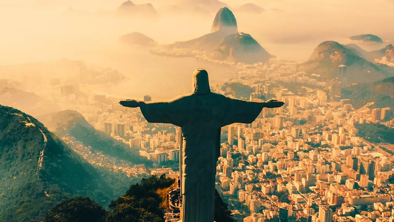 РИО-ДЕ-ЖАНЕЙРО, БРАЗИЛИЯ. Лучшее туристическое направление в мире. Лучшие места в Рио съемка с дрона
