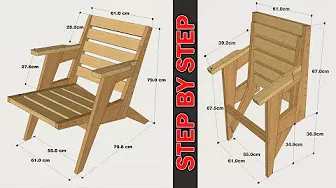 HOW TO MAKE A OUTDOOR FOLDING CHAIR - STEP BY STEP