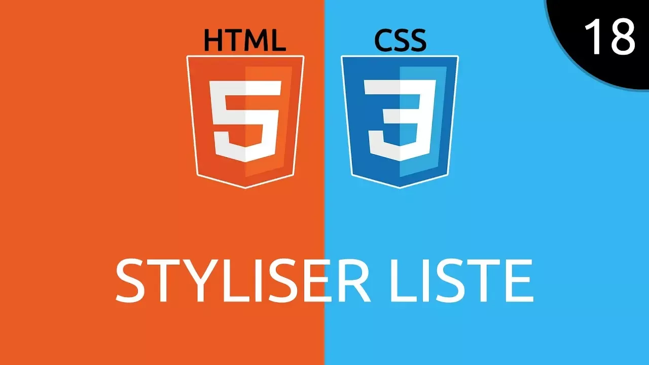 HTML/CSS #18 - styliser liste