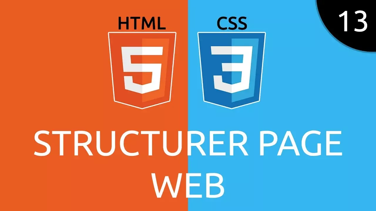 HTML/CSS #13 - structurer page web