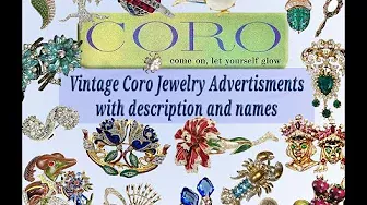 Vintage Coro Jewelry Advertisements & Identification Part 2