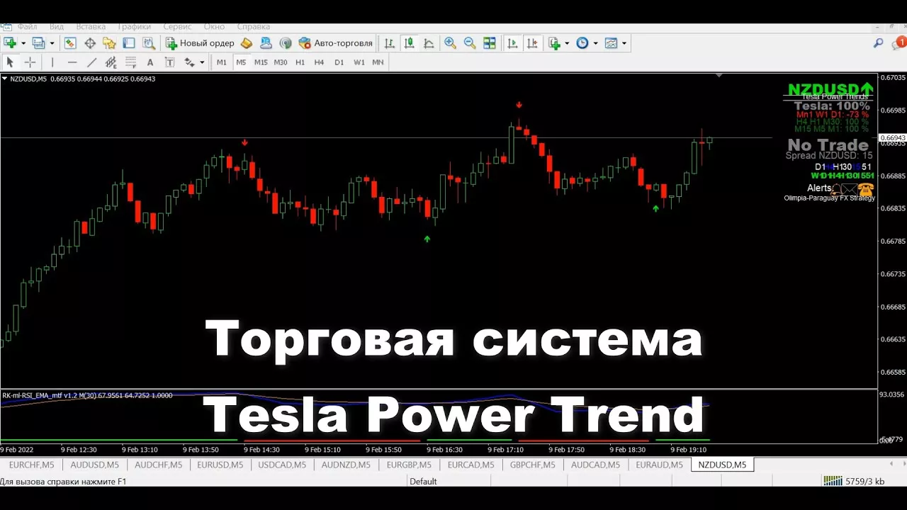 Торговая система Tesla Power Trend.