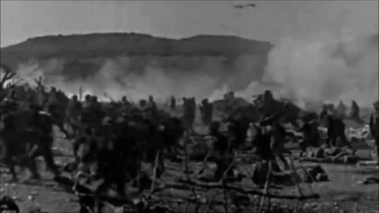 Реальные кадры с поля боя первой мировой войны . Документальная съёмка.