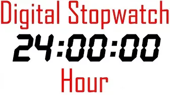 Stopwatch Digital Timer 24 Hour counter