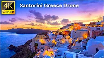 Santorini, Greece - 4K UHD Drone Video