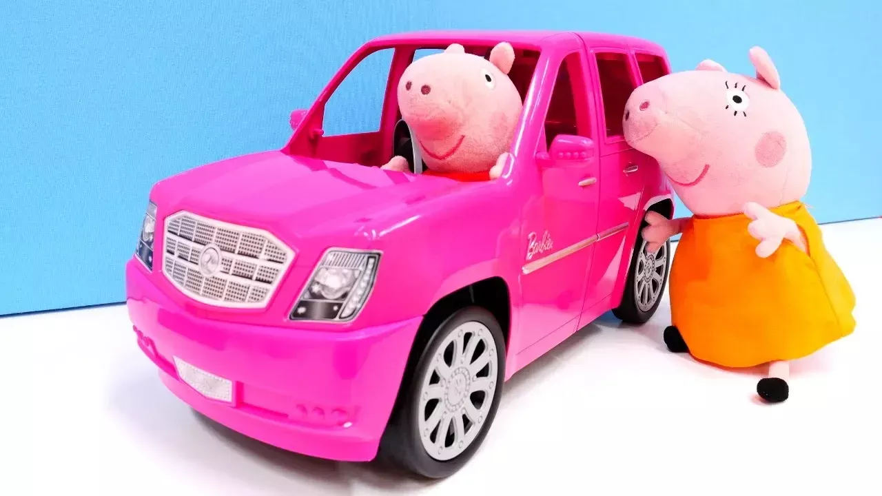 Новая Свинка Пеппа - Игрушки Свинки выиграли автомобиль