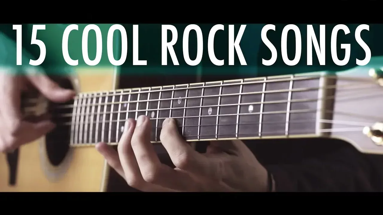 15 SUPER COOL ROCK SONGS in fingerstyle