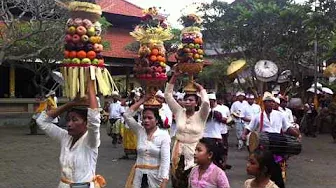 Odalan Ceremony in Penataran Sasih Temple, Bali