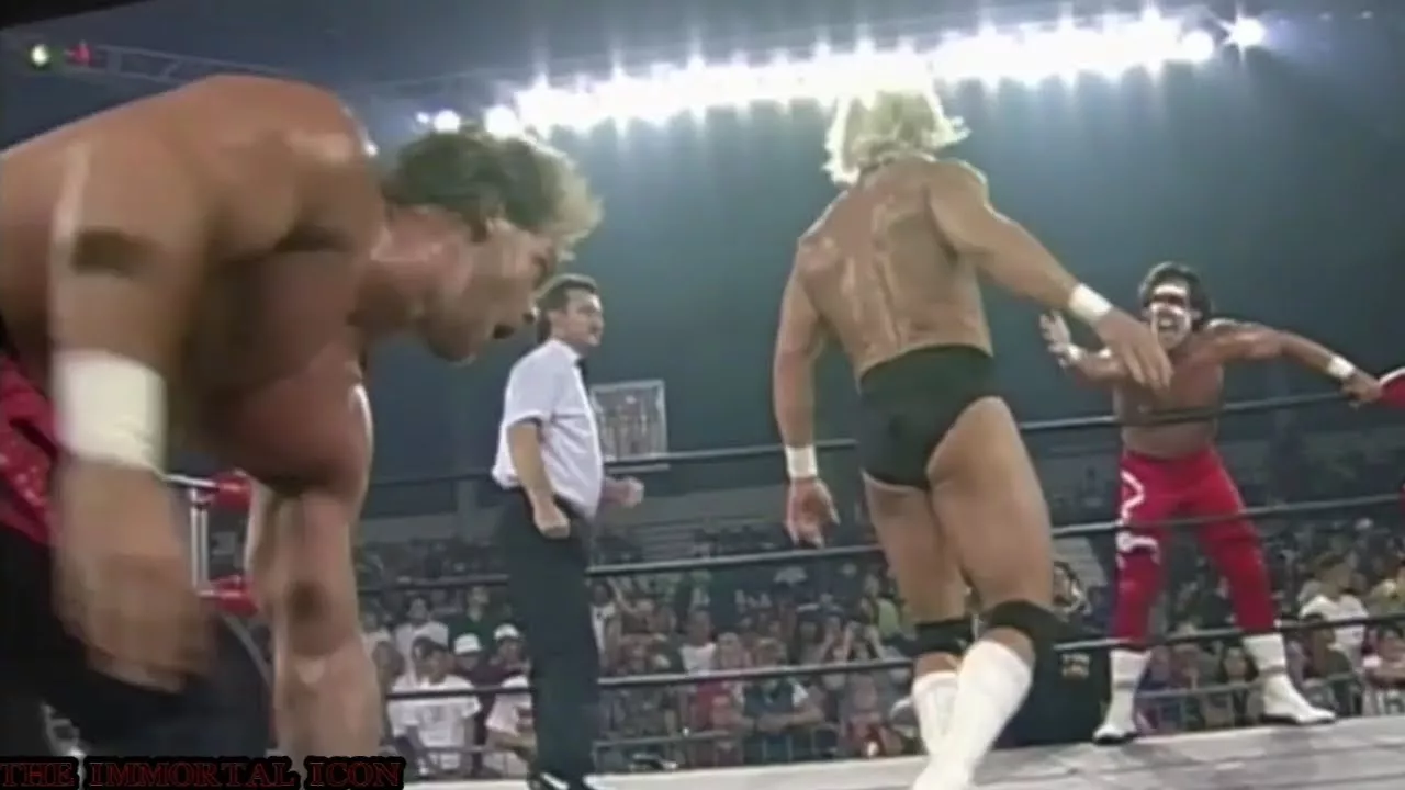 Sting and Lex Luger vs Chris Benoit and Steve Mcmichael