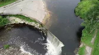 Ягала — высокий водопад Эстонии. ВладTV.