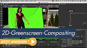 NUKE Tutorial:  Keying und 2D-Greenscreen-Compositing || Teil 1
